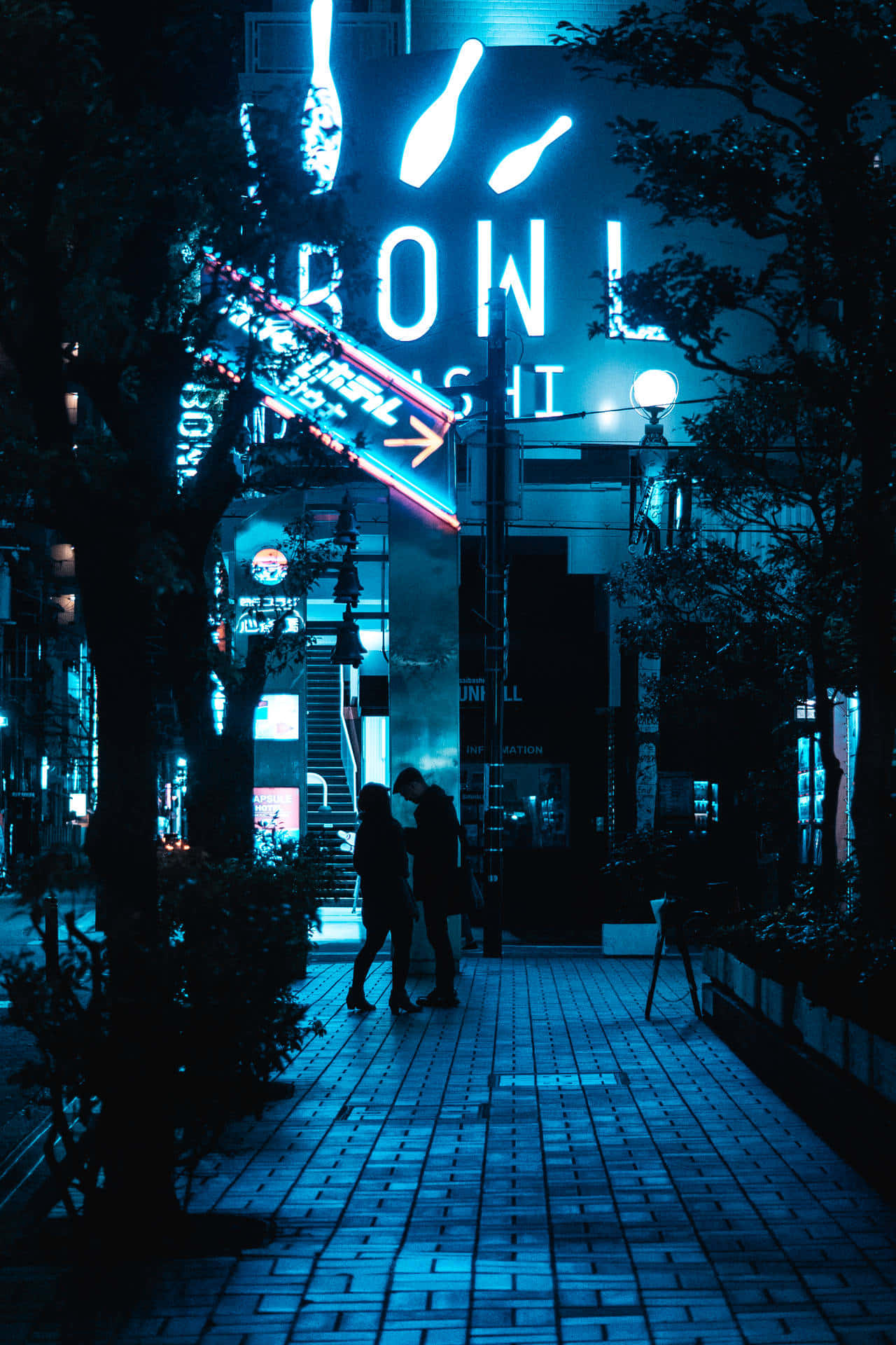 Neon City Aesthetic Wallpaper