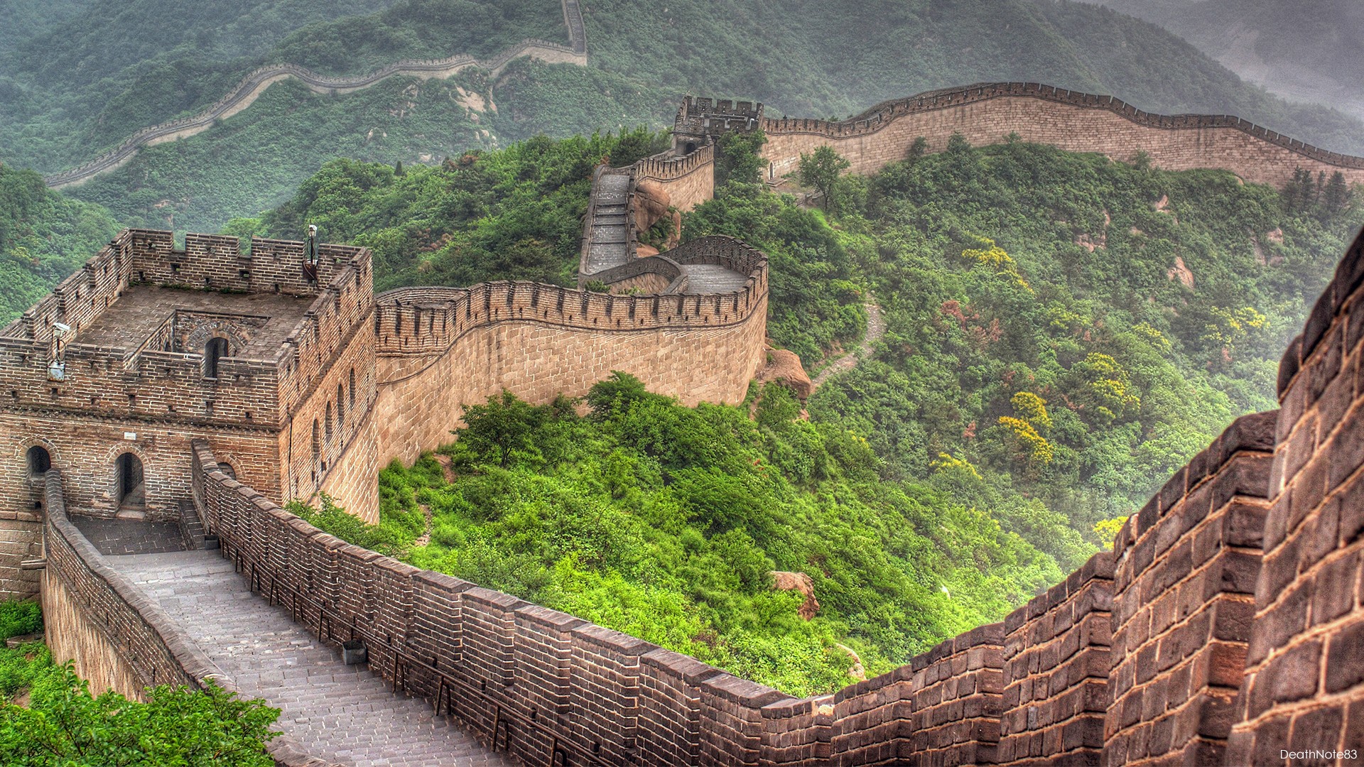 The Great Wall Of China HD Wallpaper Background Image