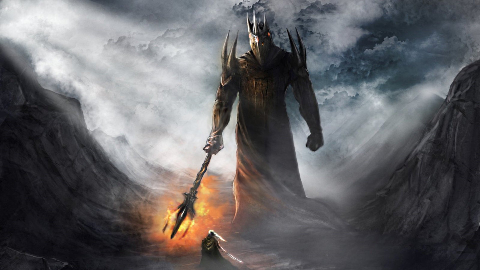 Morgoth Lord Of The Rings HD Wallpaper Background Image