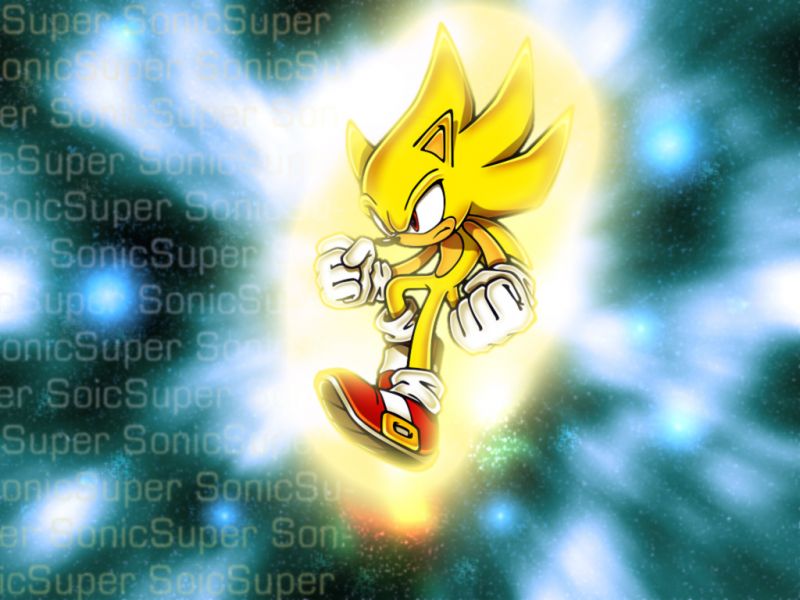 Super Sonic Sega Wallpaper