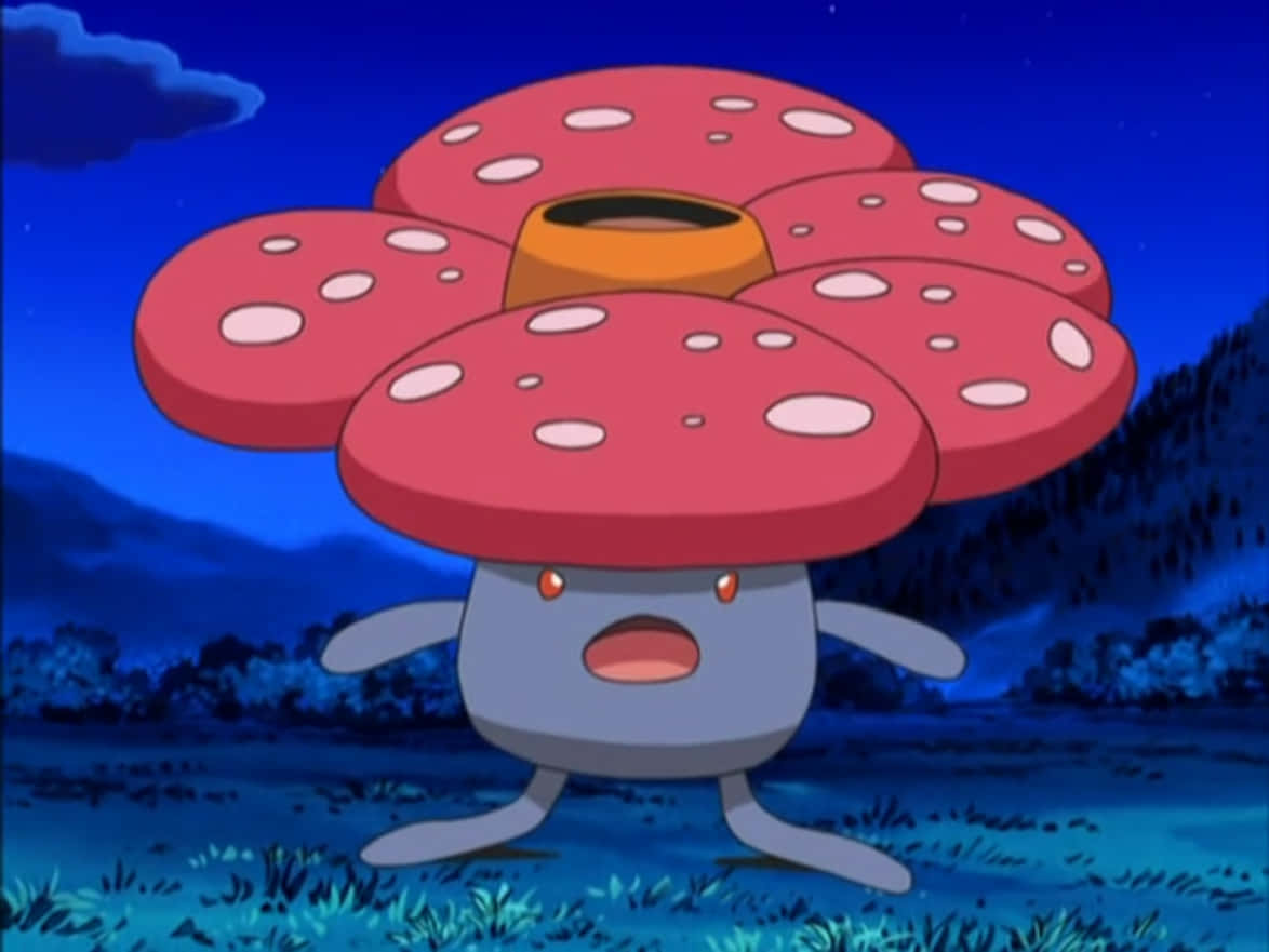 Vileplume In The Middle Of Plains At Night Xifv0ym43zfpr3ln Wallpaper