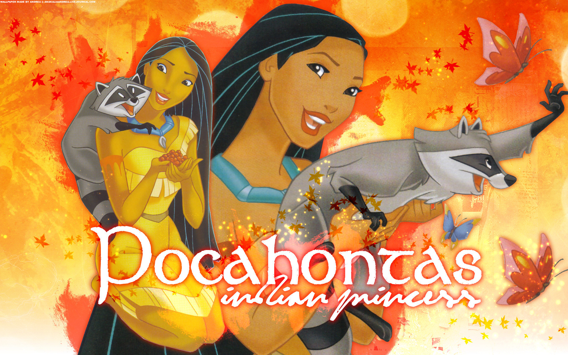 Pocahontas Disney Leading Ladies Wallpaper