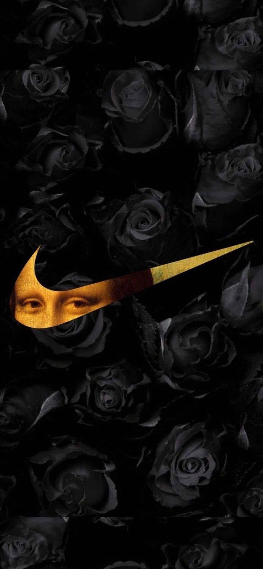 Mona Lisa X Nike Phone Wallpaper