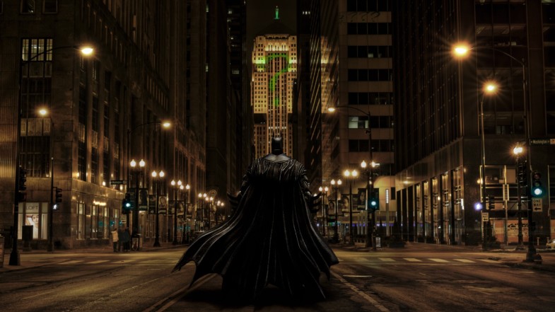 Batman The Riddler Fan Art Gotham City Wallpa Wallpaper