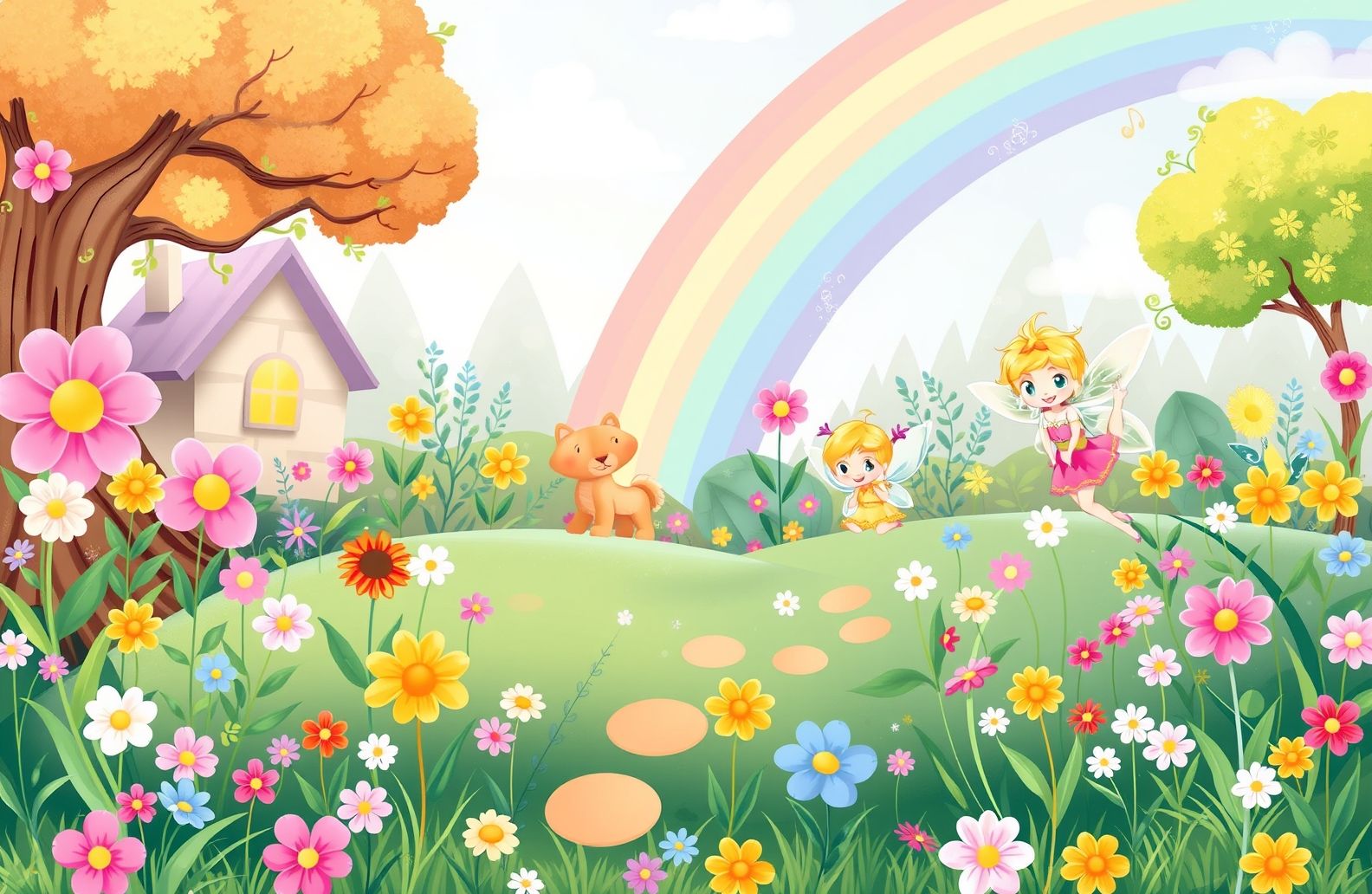 Cute Cartoon Wallpaper For Girls