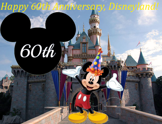 Happy 60th Anniversary Disneyland by Legodecalsmaker961 on