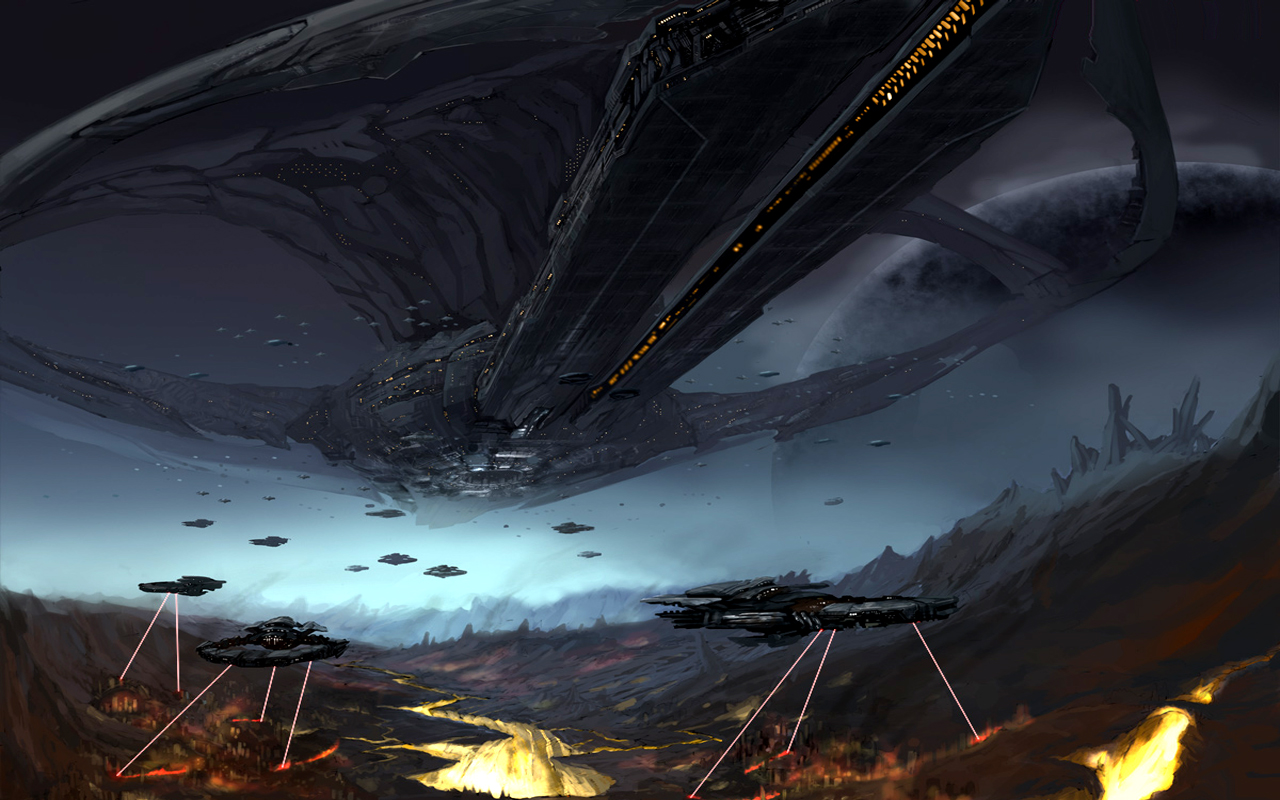Earth Space Plas Desktop Wallpaper Screensaver Background Alien War