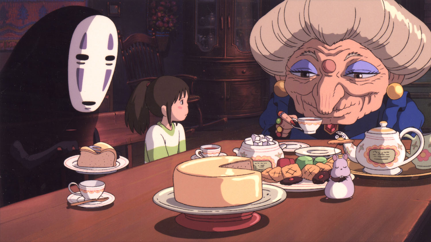 An Alice In Wonderland Like Scene From Spirited Away L R No Face