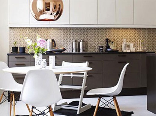 save some cashola wallpaper your kitchen backsplash rather than tile 520x389