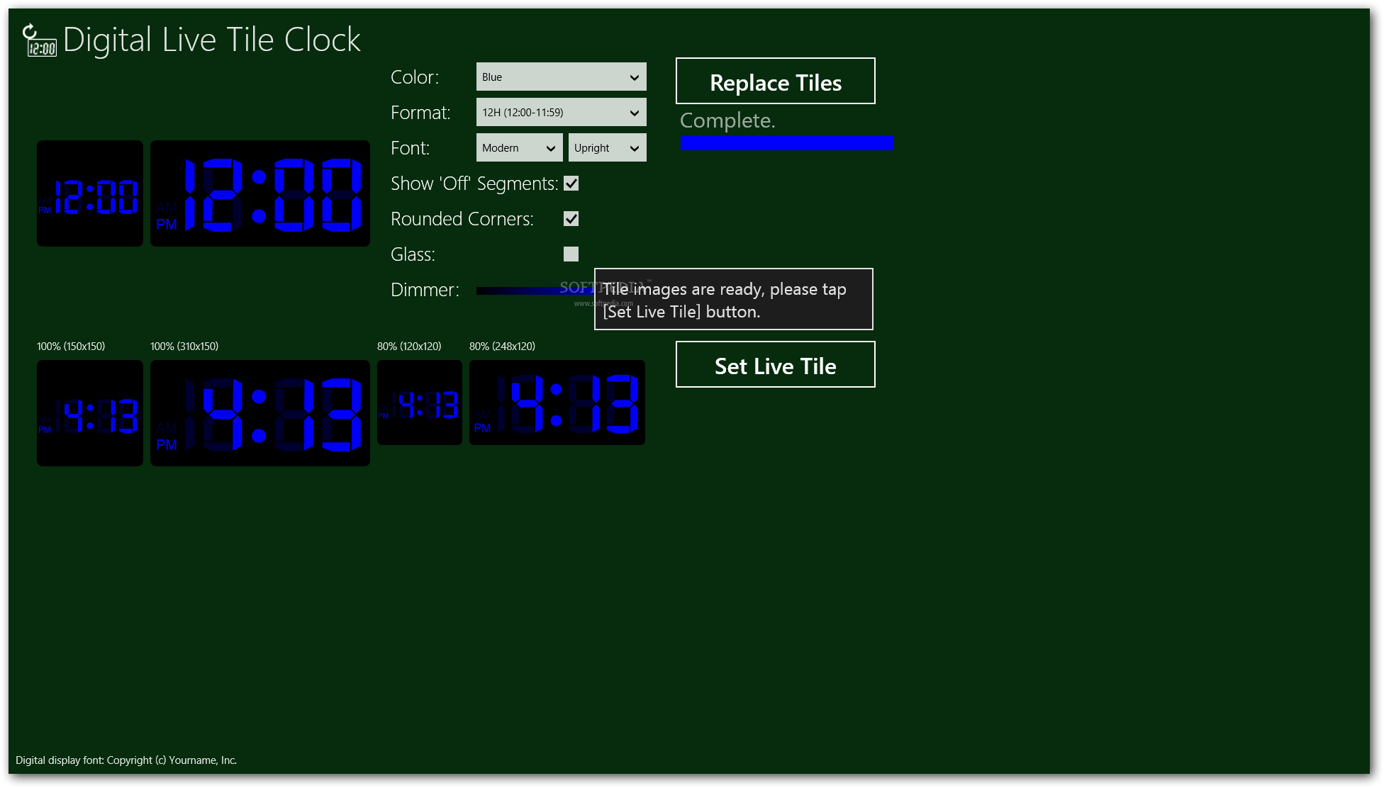 desktop digital clock for windows 8.1 free download