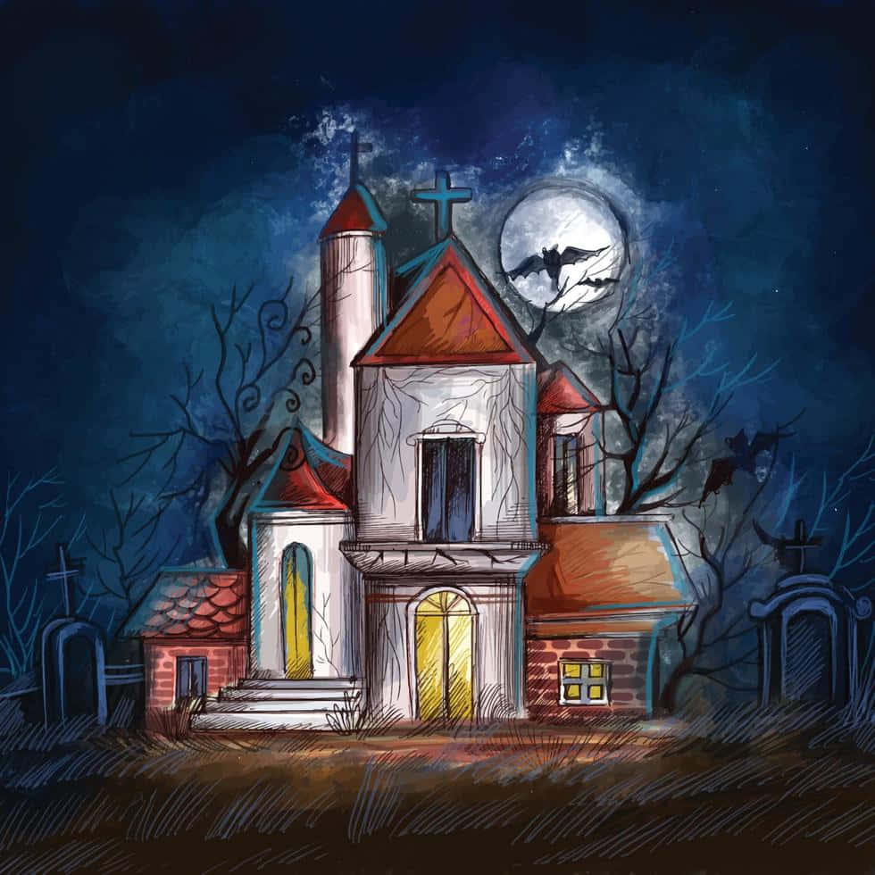 Haunted Mansion Background Wallpaper