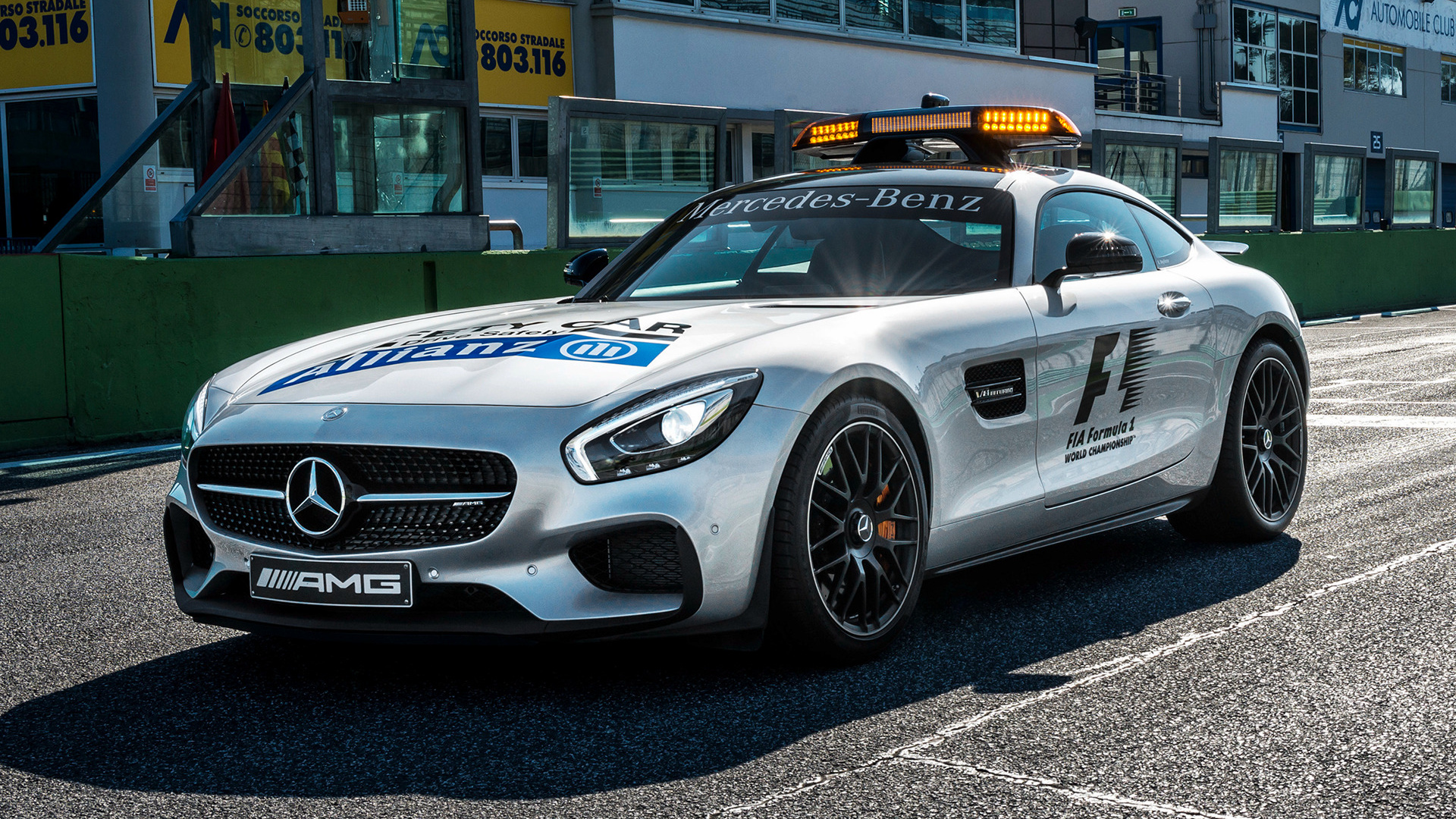 Mercedes AMG GT S F1 Safety Car 2015 Wallpapers and HD Images