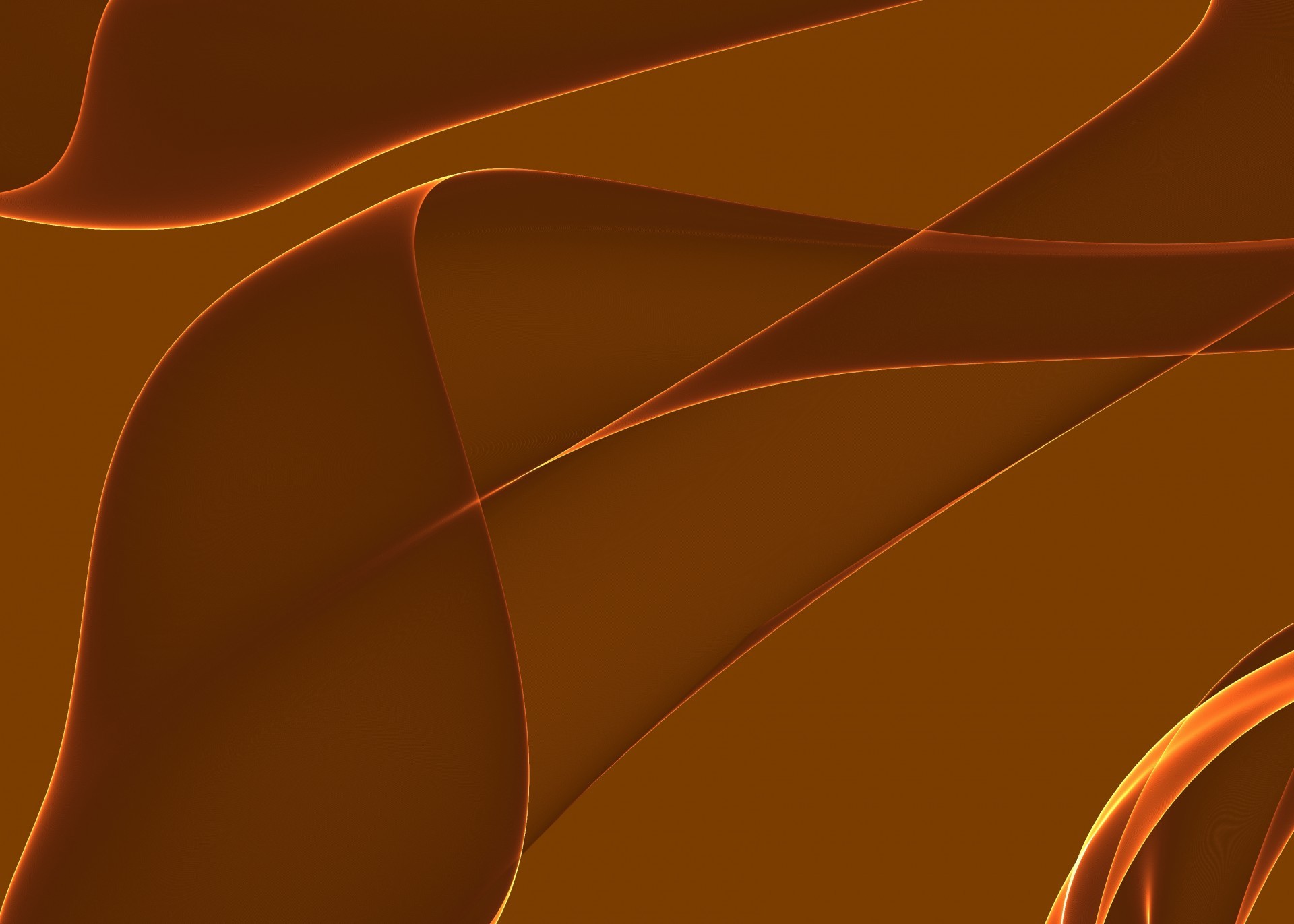 Abstract brown background with flowing, curved lines of light, creating a smooth and elegant design