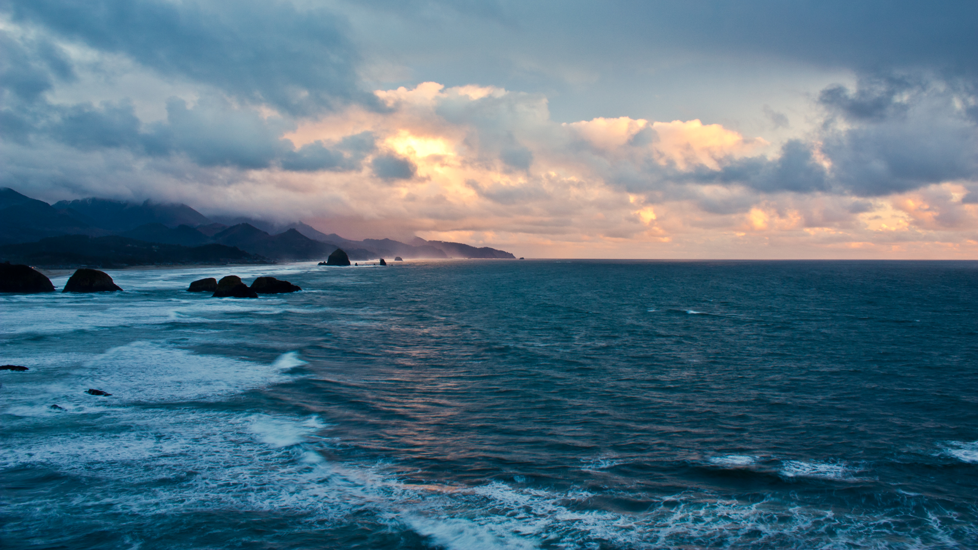 Ocean Sunset Desktop Wallpaper   Viewing Gallery
