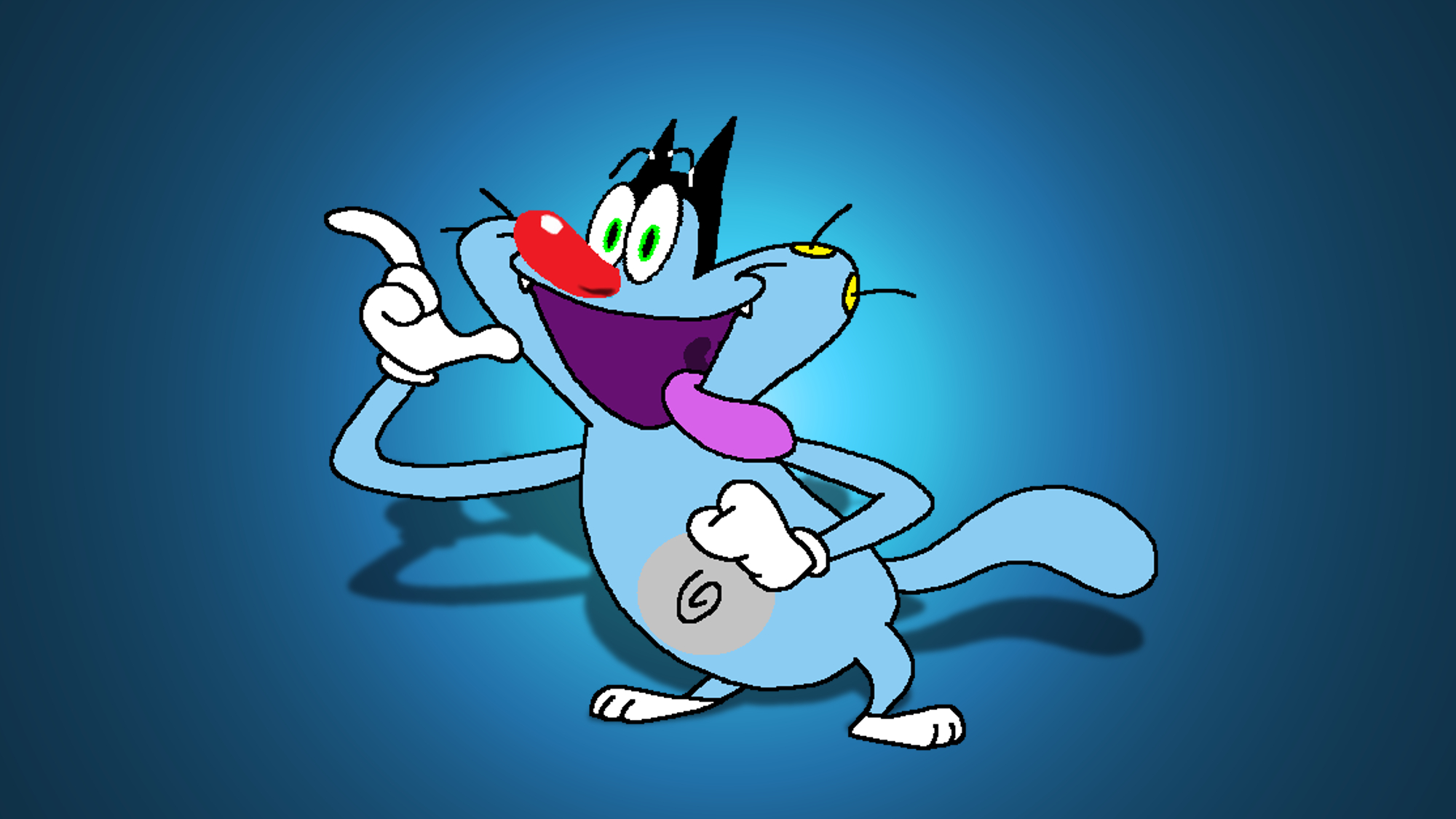 Oggy The Cat By Bluecat98