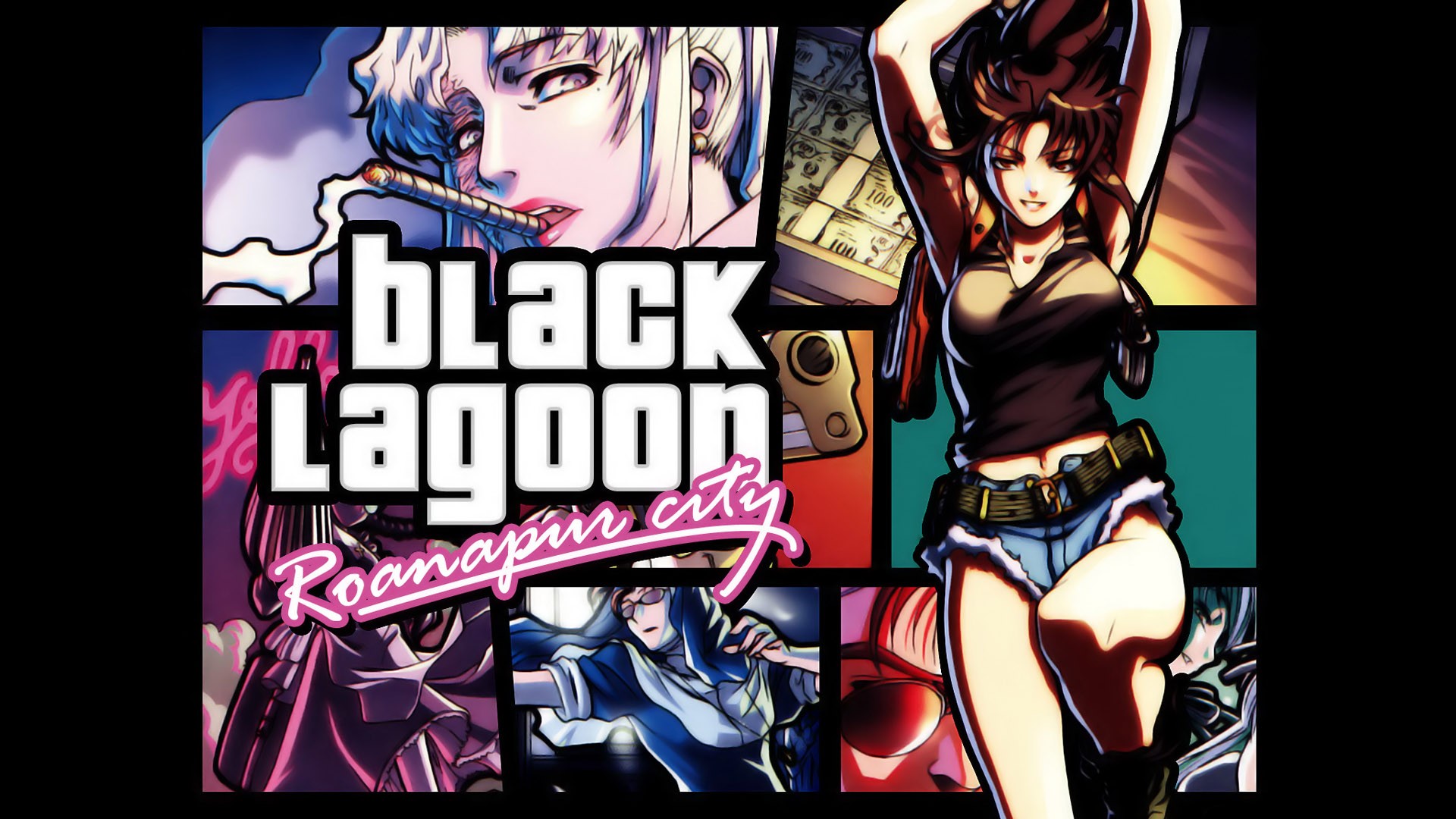 Black Lagoon Revy Anime Girls Wallpaper Background