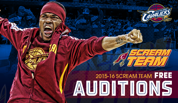 Scream Team Auditions Cleveland Cavaliers