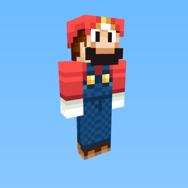 Sethblings Super Mario 3d Minecraft Skin