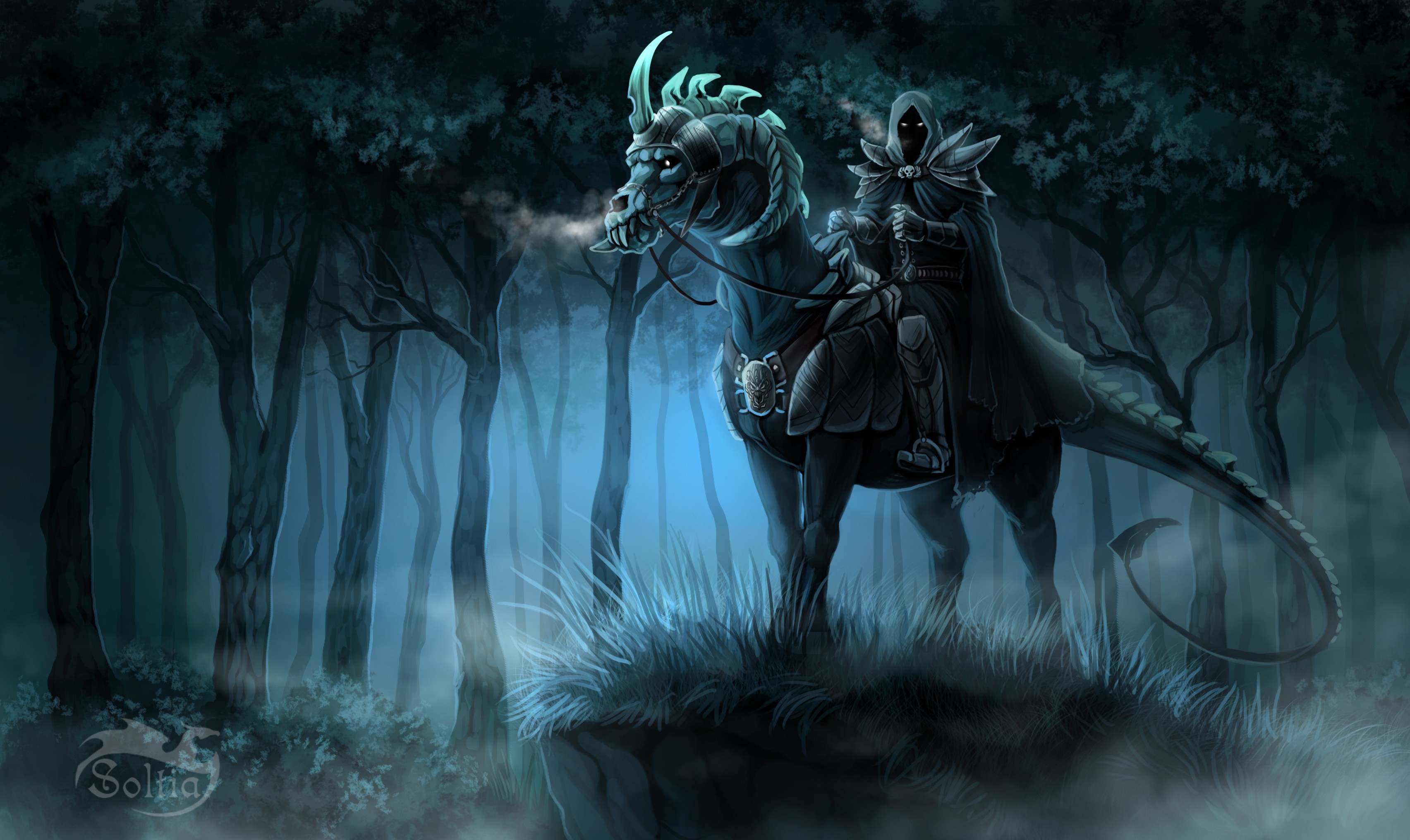 Dark Warrior HD Wallpaper By Soltia