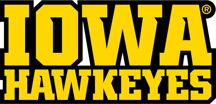 Hawkeye Logo Outline Iowa Hawkeyes Wordmarks