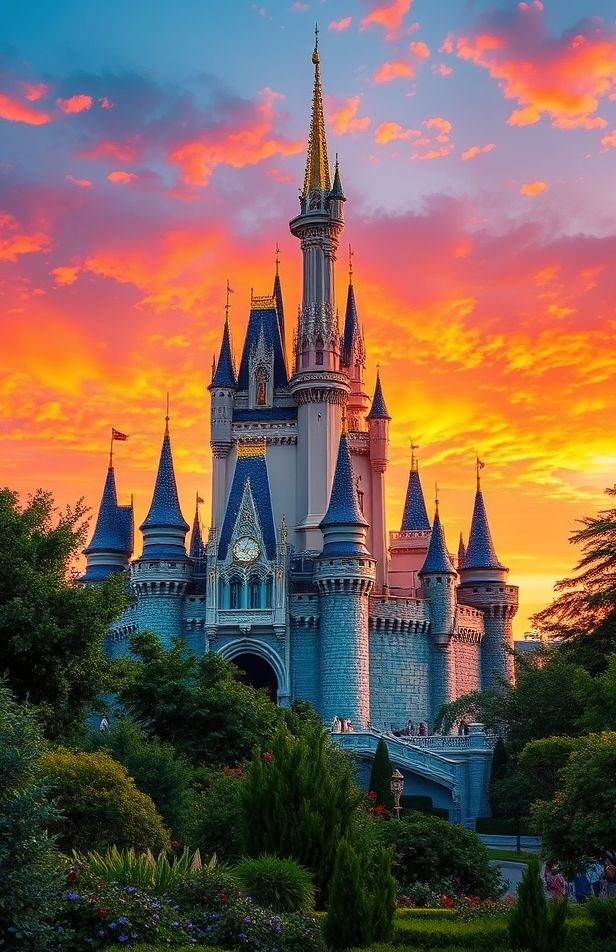 Disney Castle Wallpaper Hd