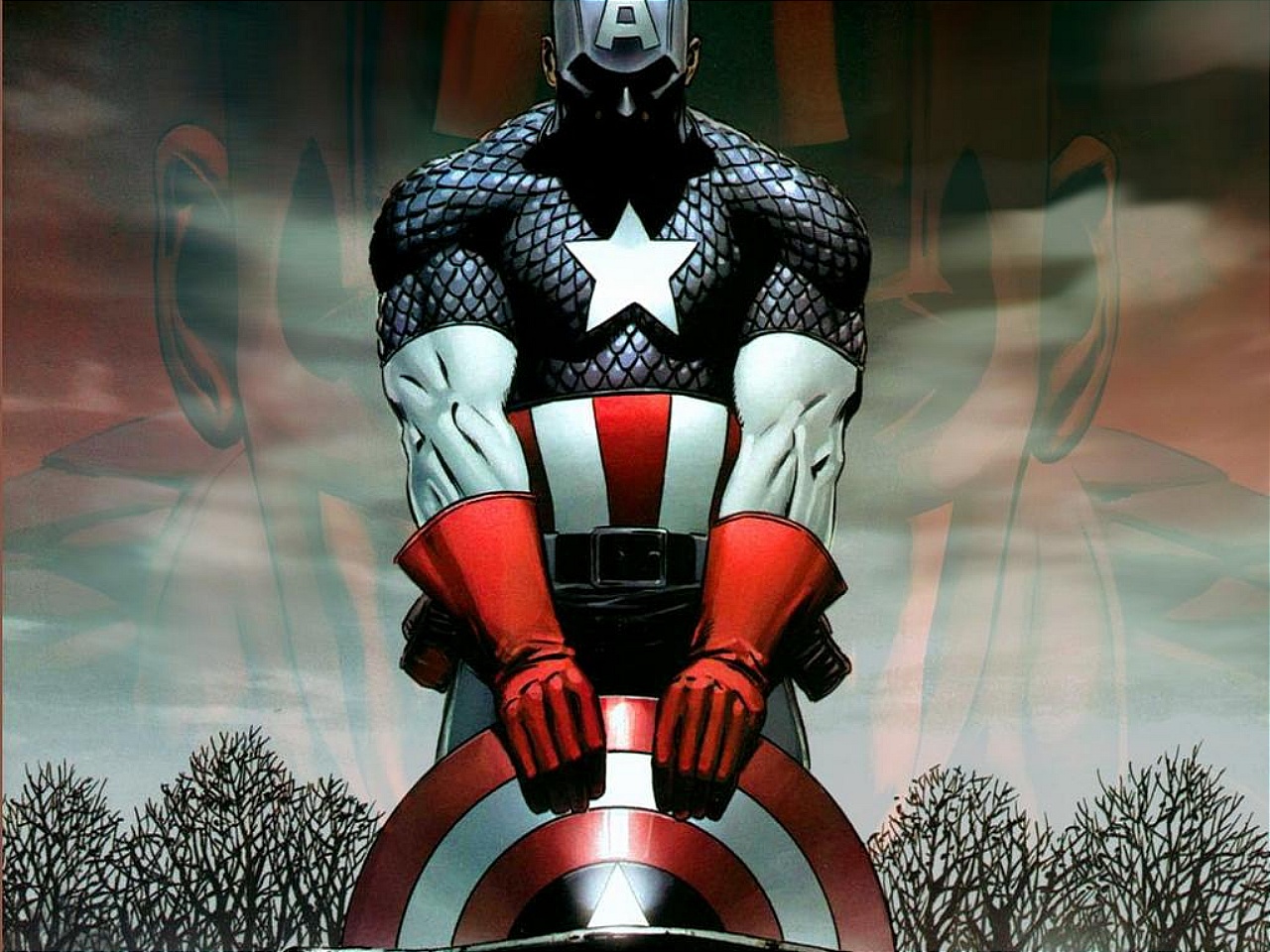 Captain America Logo Wallpaper