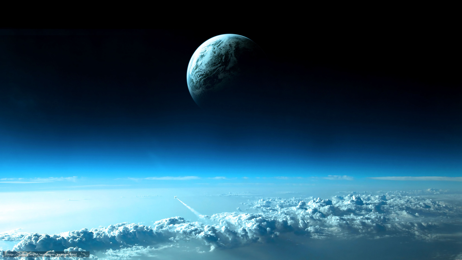 Download wallpaper sky clouds planet space free desktop wallpaper