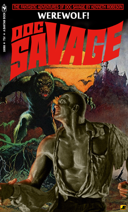Doc Savage Werewolf Superhero Fan Art