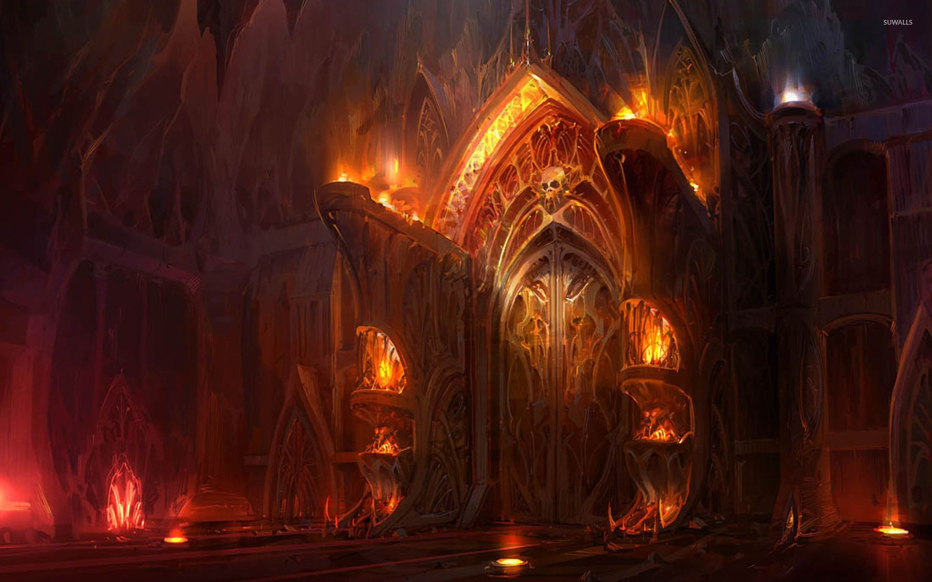 The Gates Of Hell Wallpaper Fantasy
