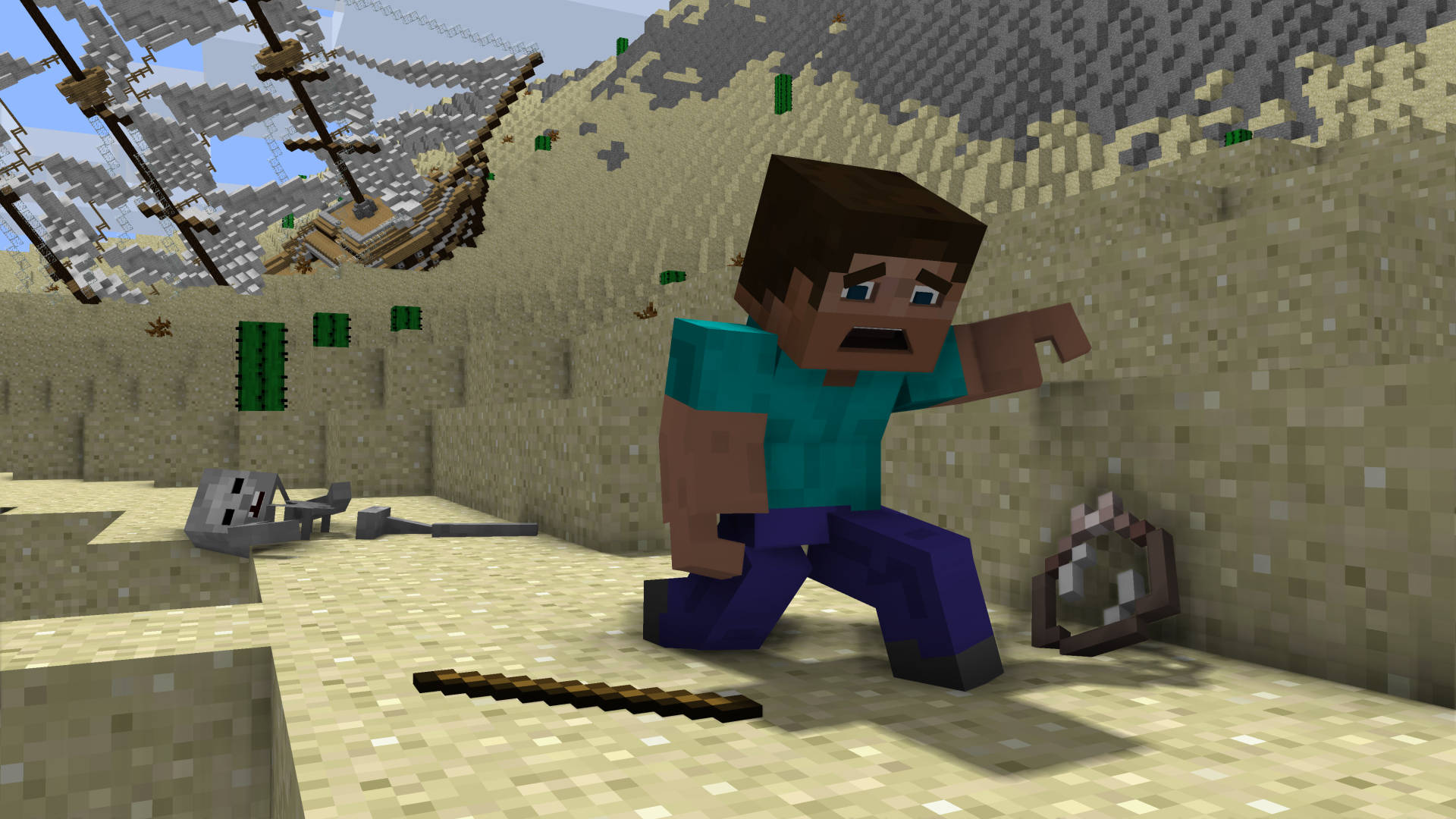 Minecraft Steve Wallpaper