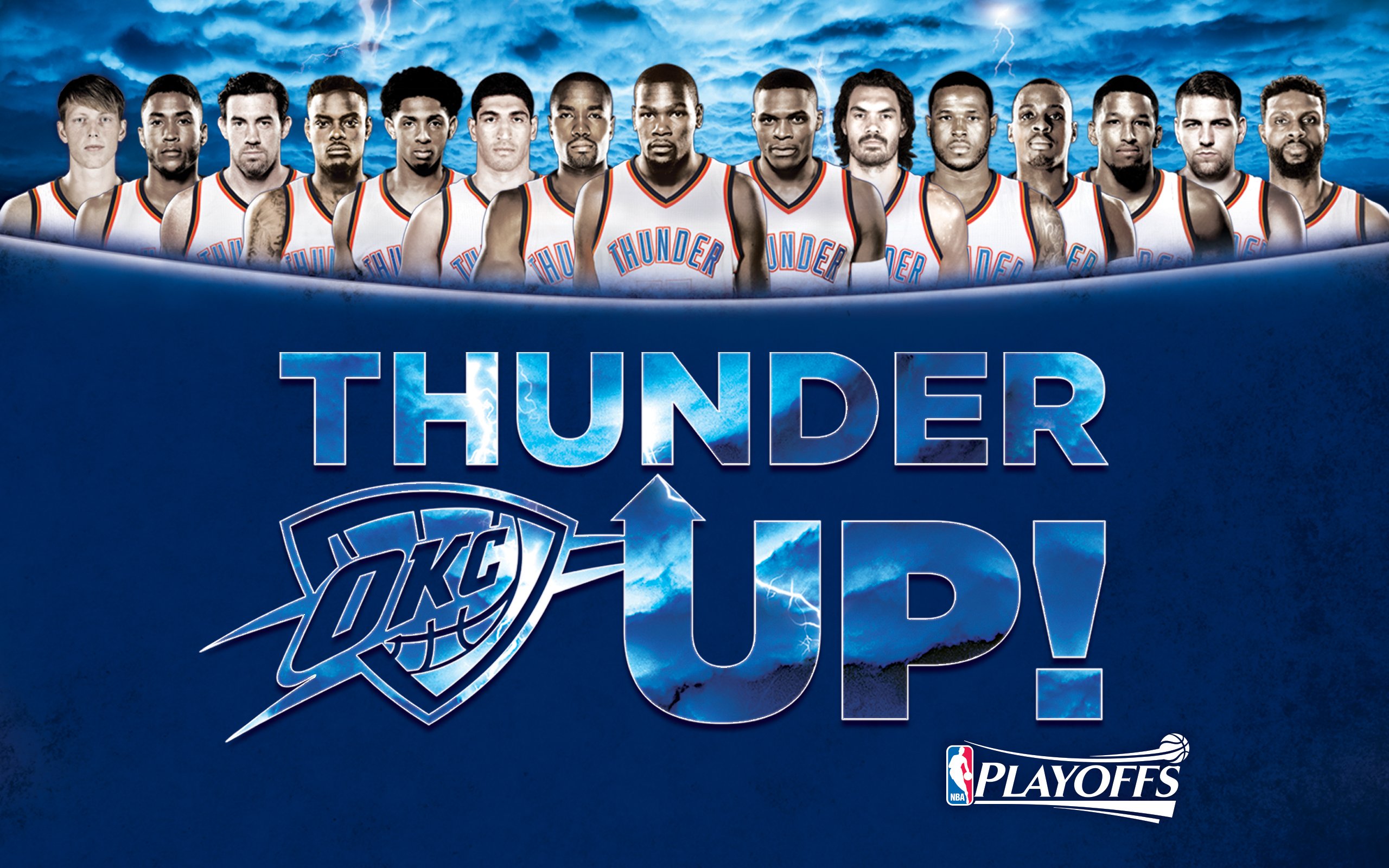 Oklahoma City Thunder Okc Nba Basketball Poster Wallpaper
