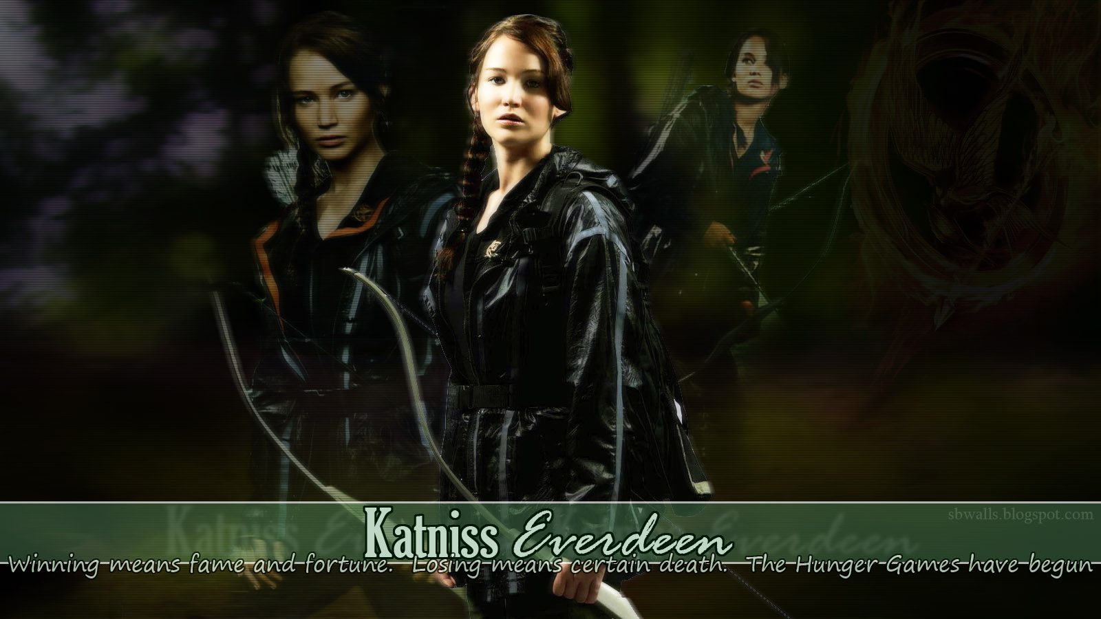 Hunger Games Katniss Wallpaper   The Hunger Games Wallpaper 30988498 1600x900