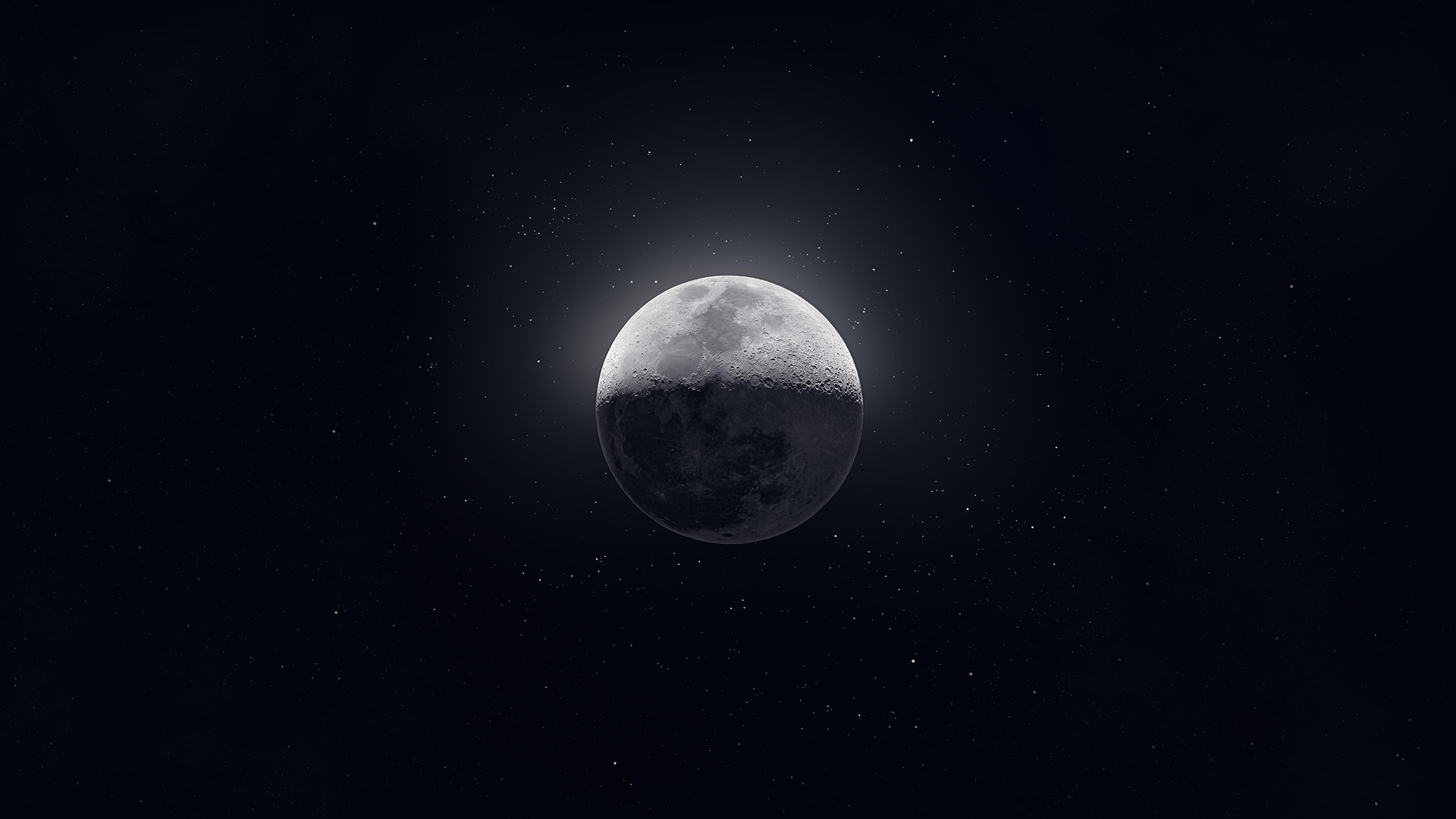 Clean Moon Wallpaper