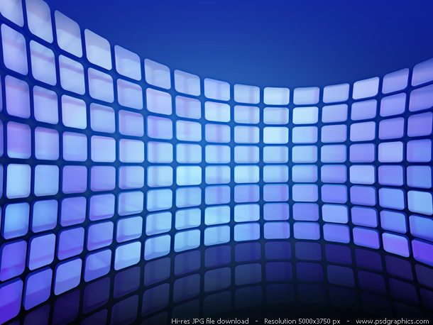 Background Blue Color Blocks Digital Background With Motion Blur And