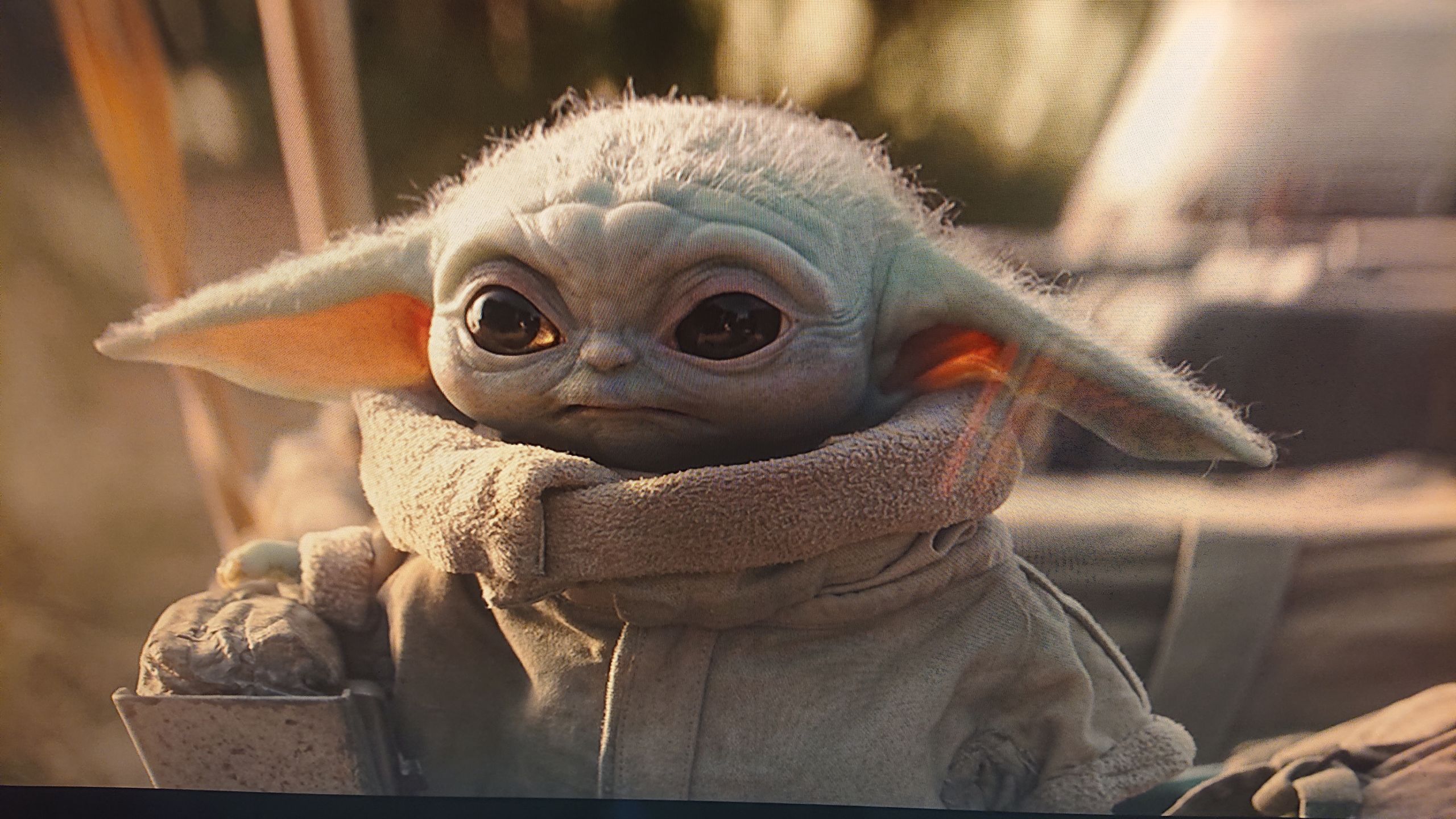 Baby Yoda Meme Template HD Wallpaper Background