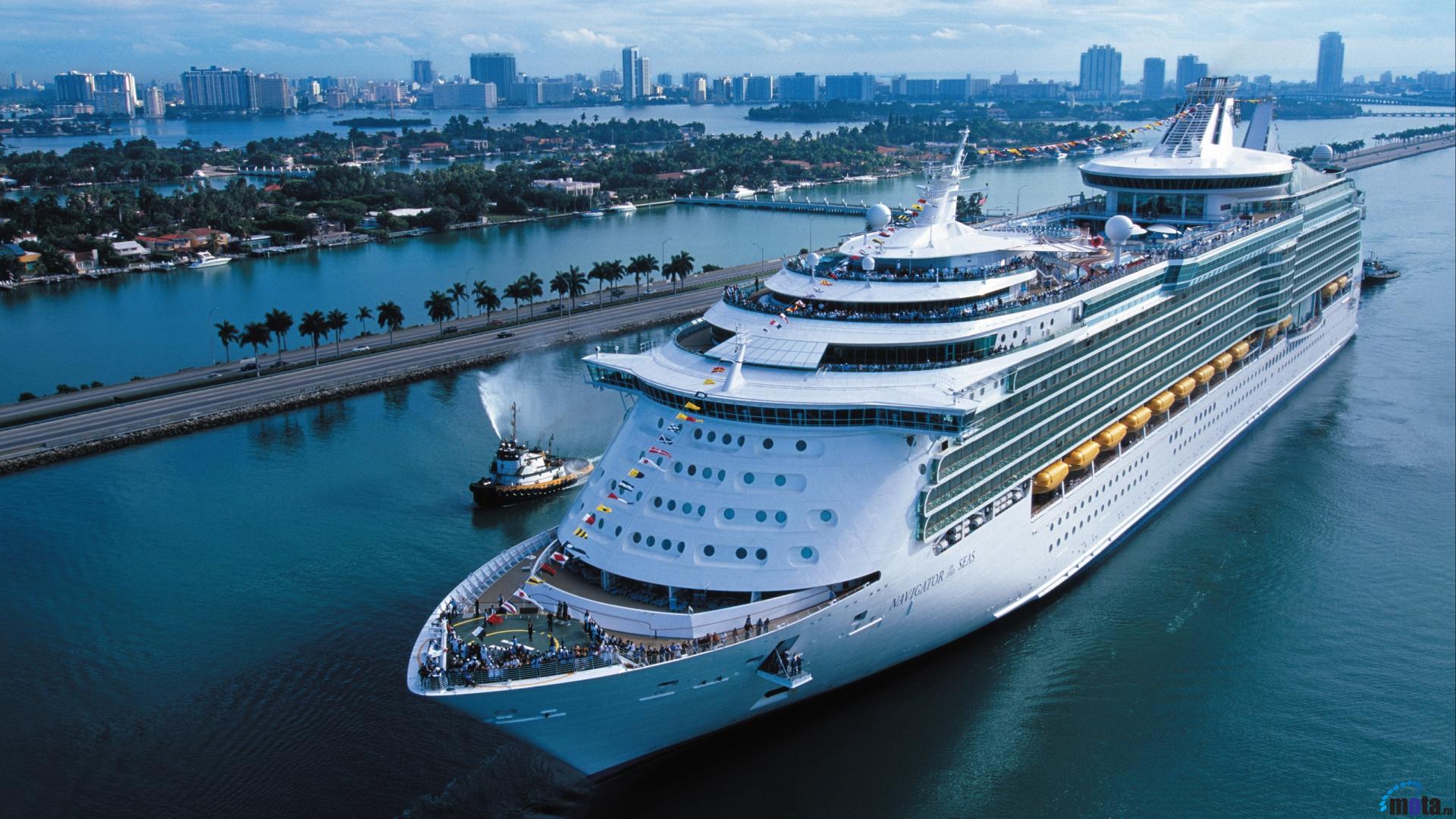Download Wallpaper Cruise ship Navigator of the Seas x HDTV