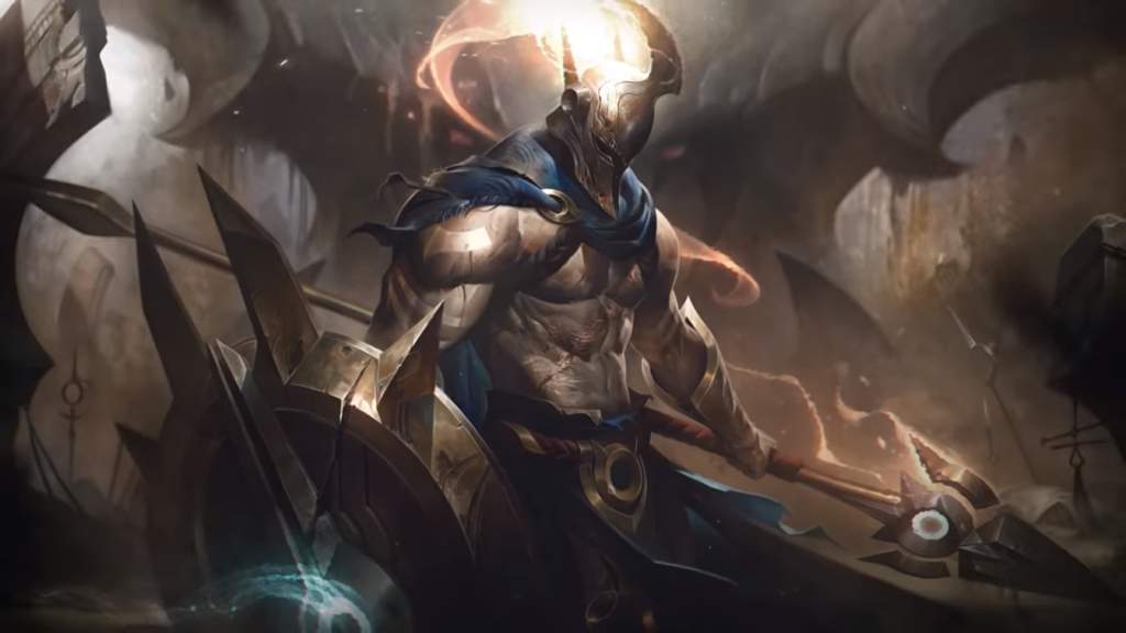 Aatrox Is In The New Pantheon Splash Art Aatroxmains
