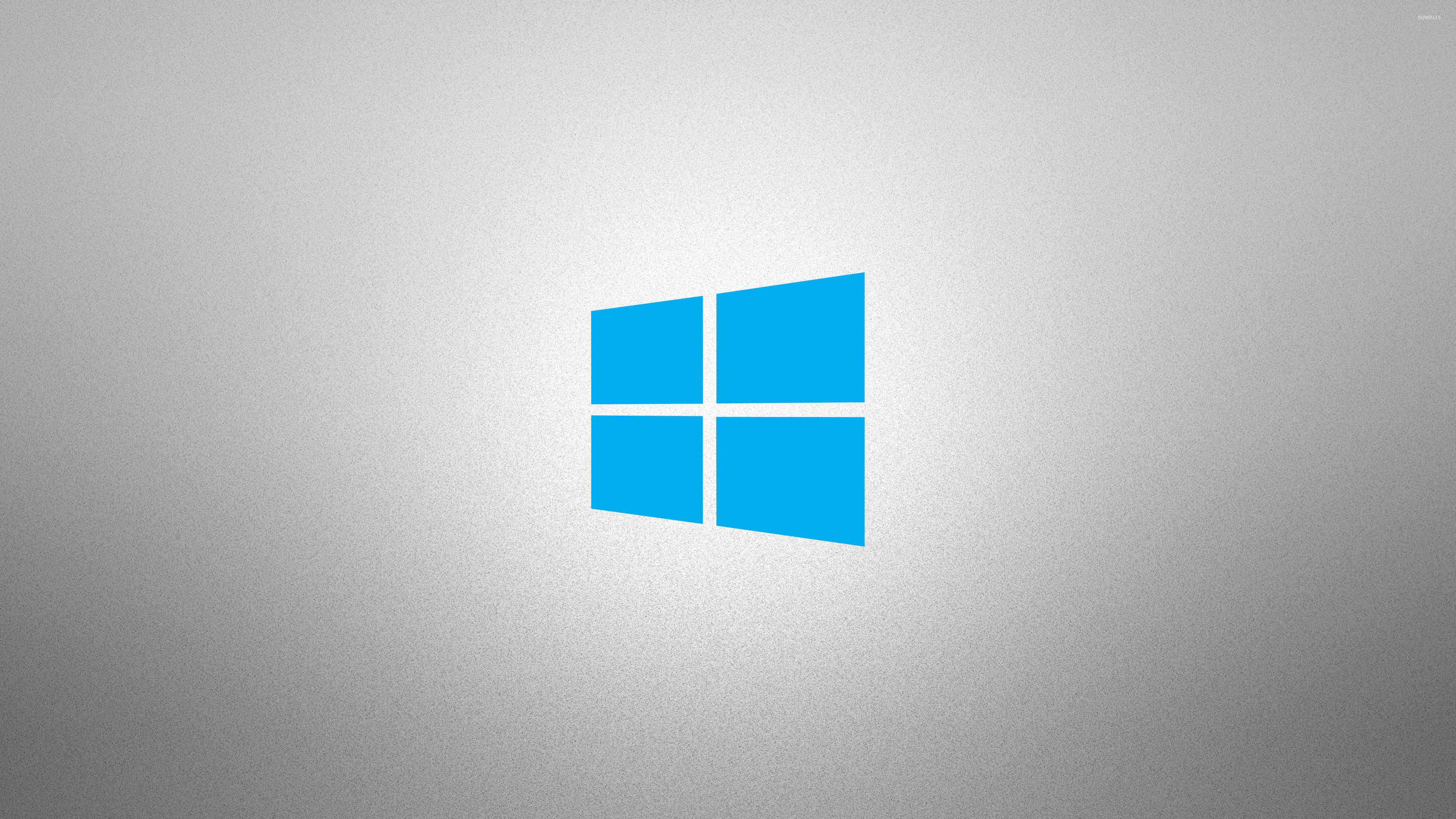 Windows Simple Blue Logo On Grainy Gray Wallpaper Puter