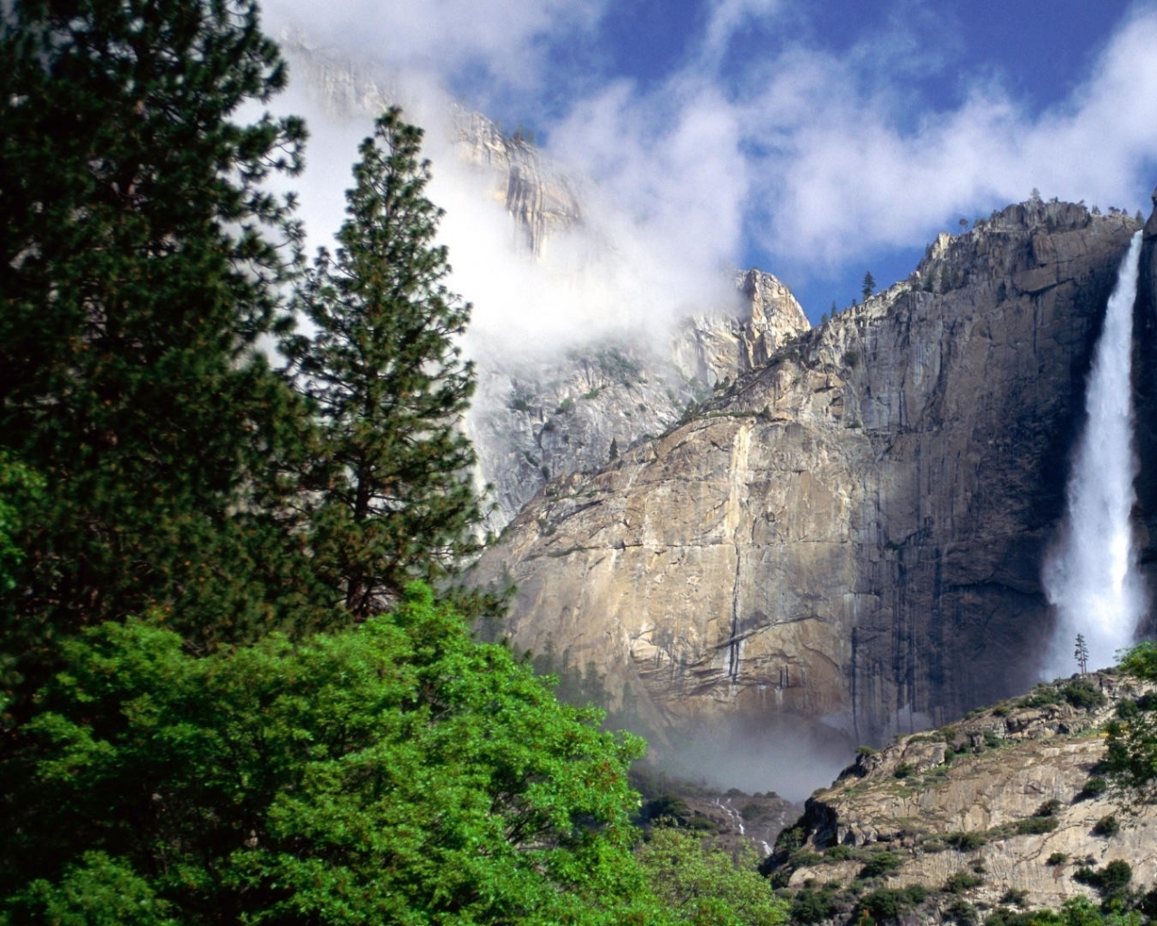 California Yosemite National Park Wallpaper Art HD