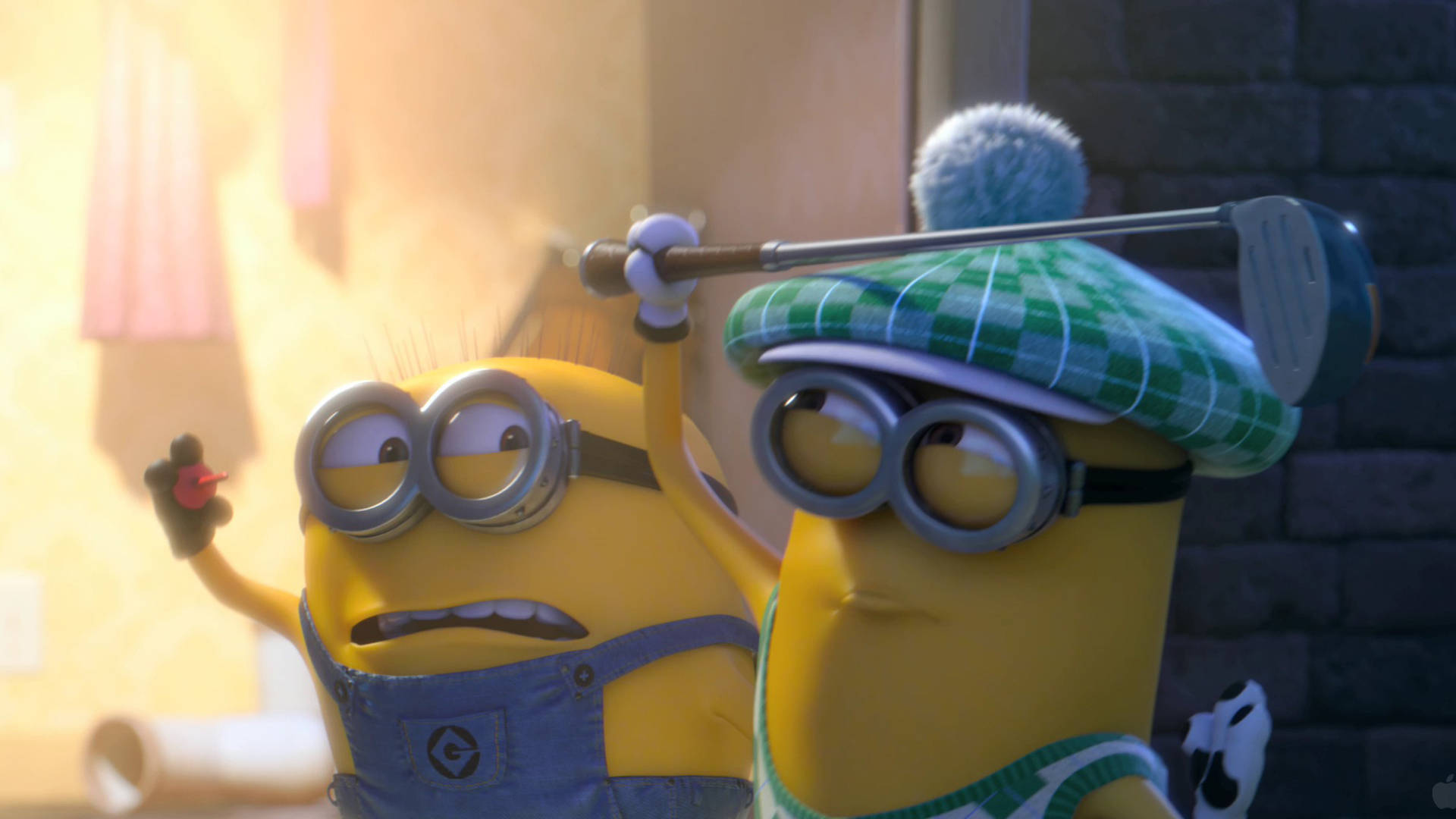 Two Minions Despicable Me Wallpaper