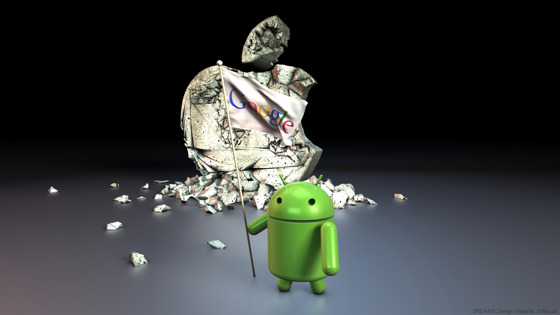 Android Takeover Google HD Dekstop Wallpaper
