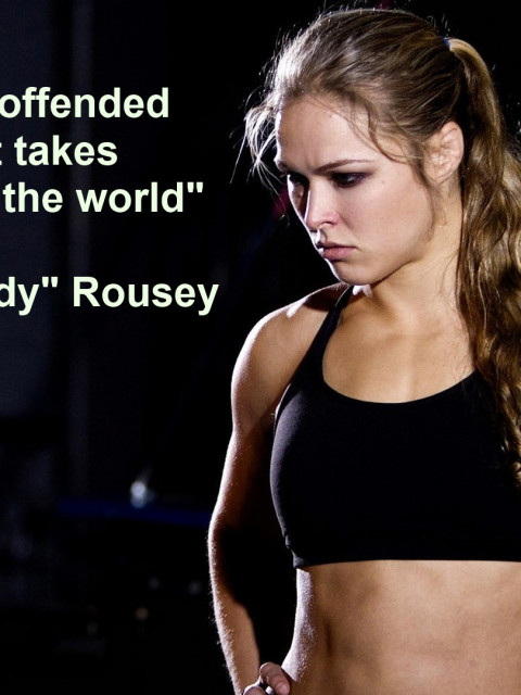 Ronda Rousey Quotes Wallpaper Female Celebrities HD