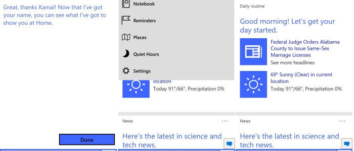 Things I really like in first Windows 10 for Phones preview