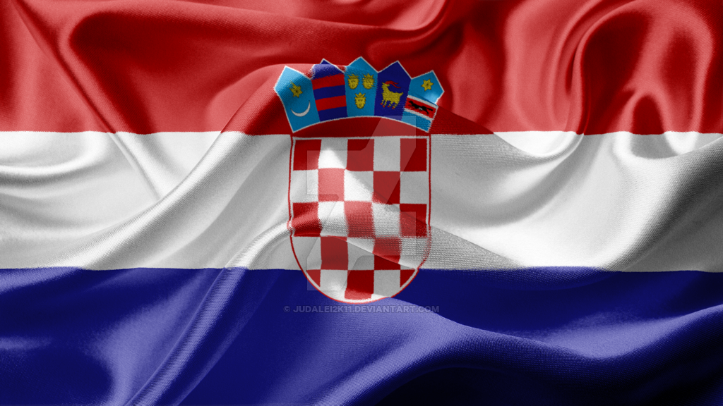 Republic Of Croatia Realistic Flag By Judalei2k11