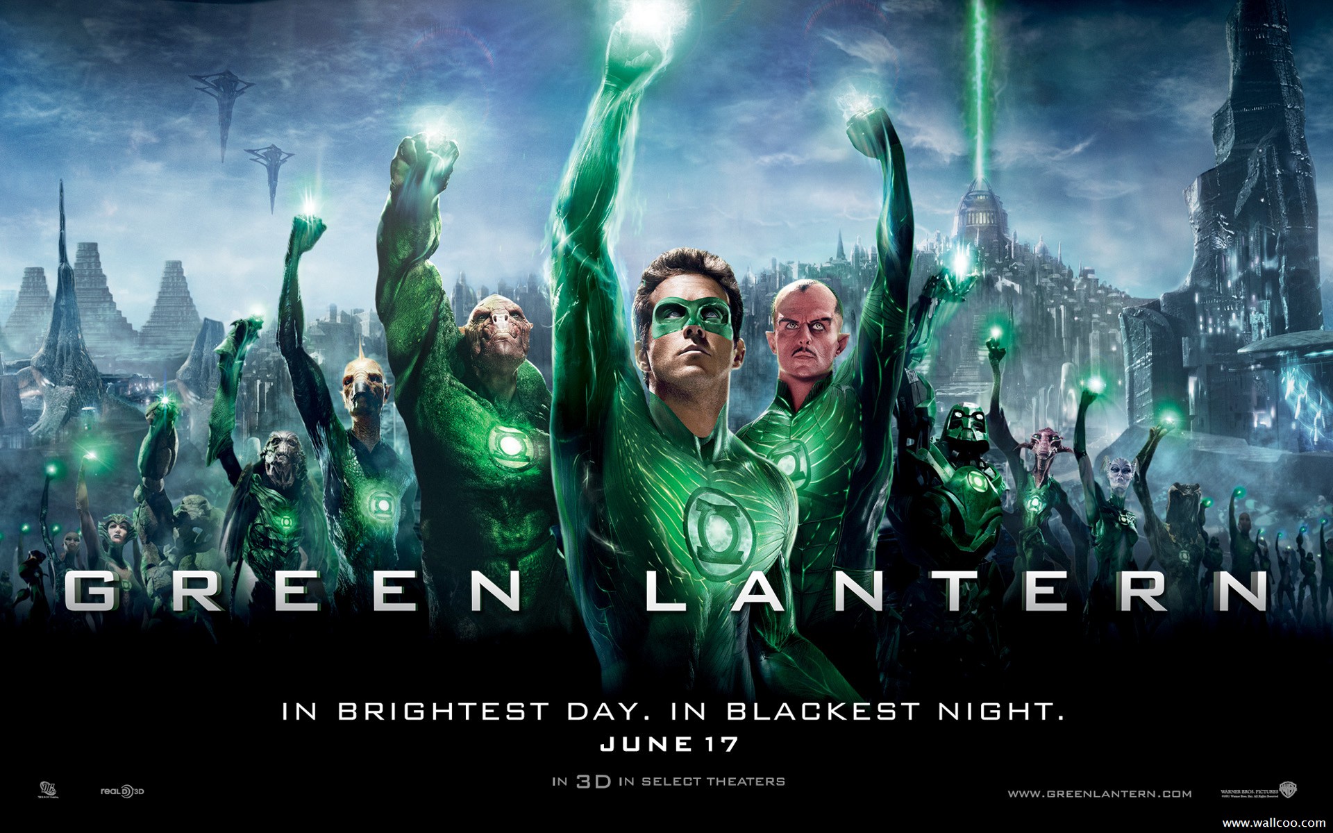 Green Lantern Film Wallpaper American Science