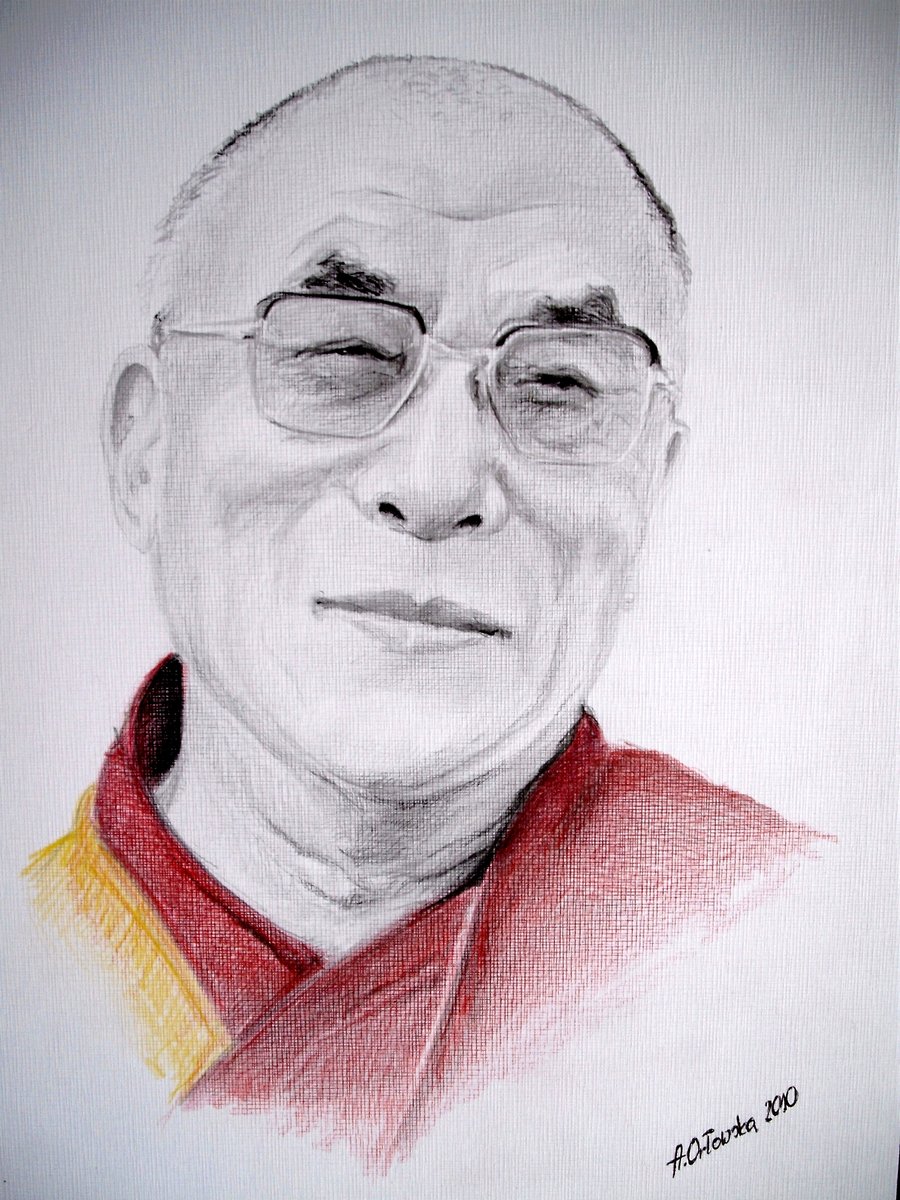 Dalai Lama By Agao