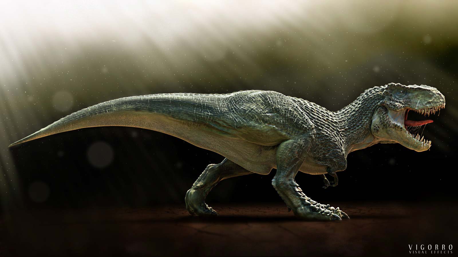 3d Dinosaurs T Rex Tyrannosaurus HD Wallpaper