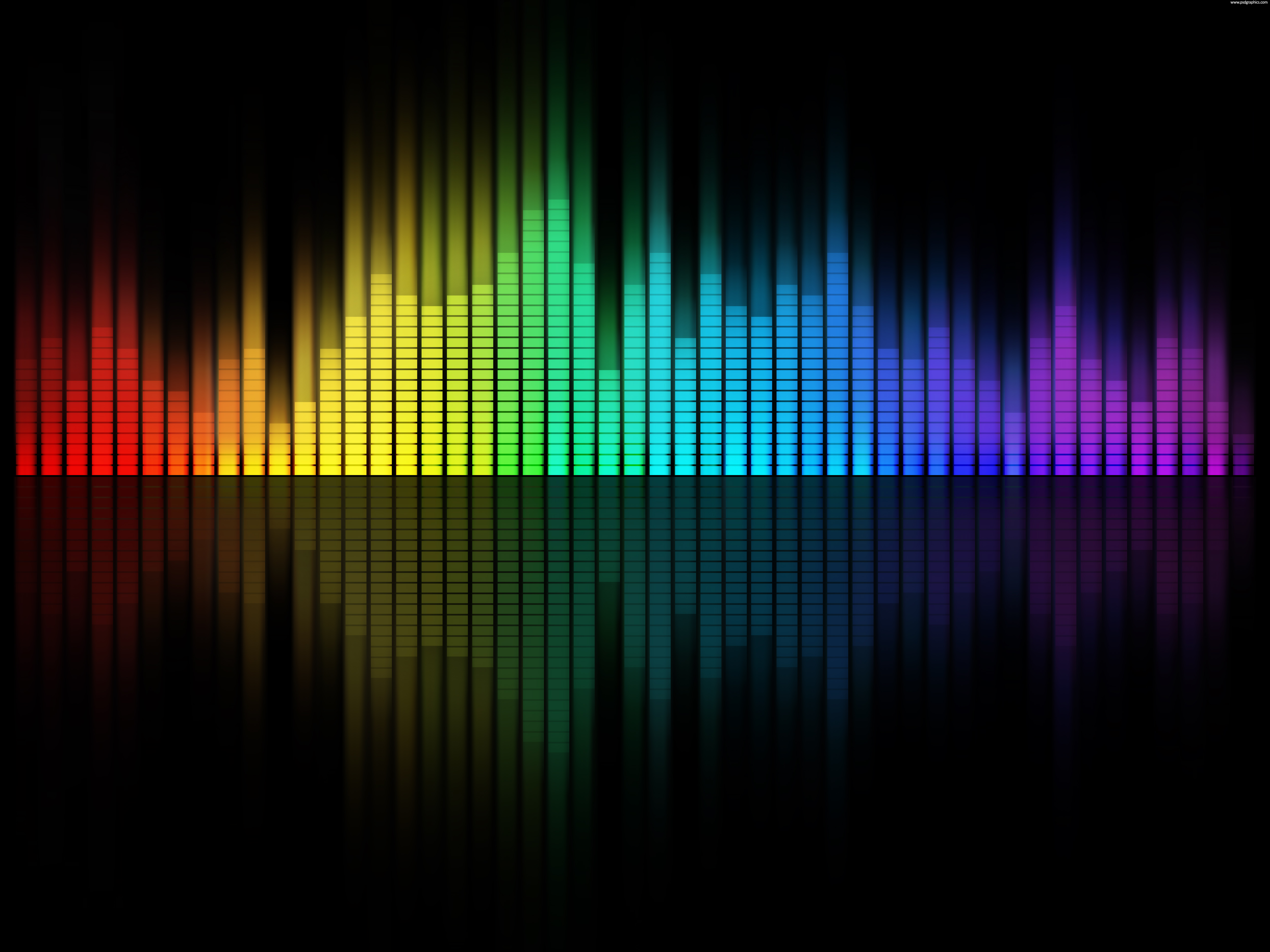 Music Equalizer Background Psdgraphics