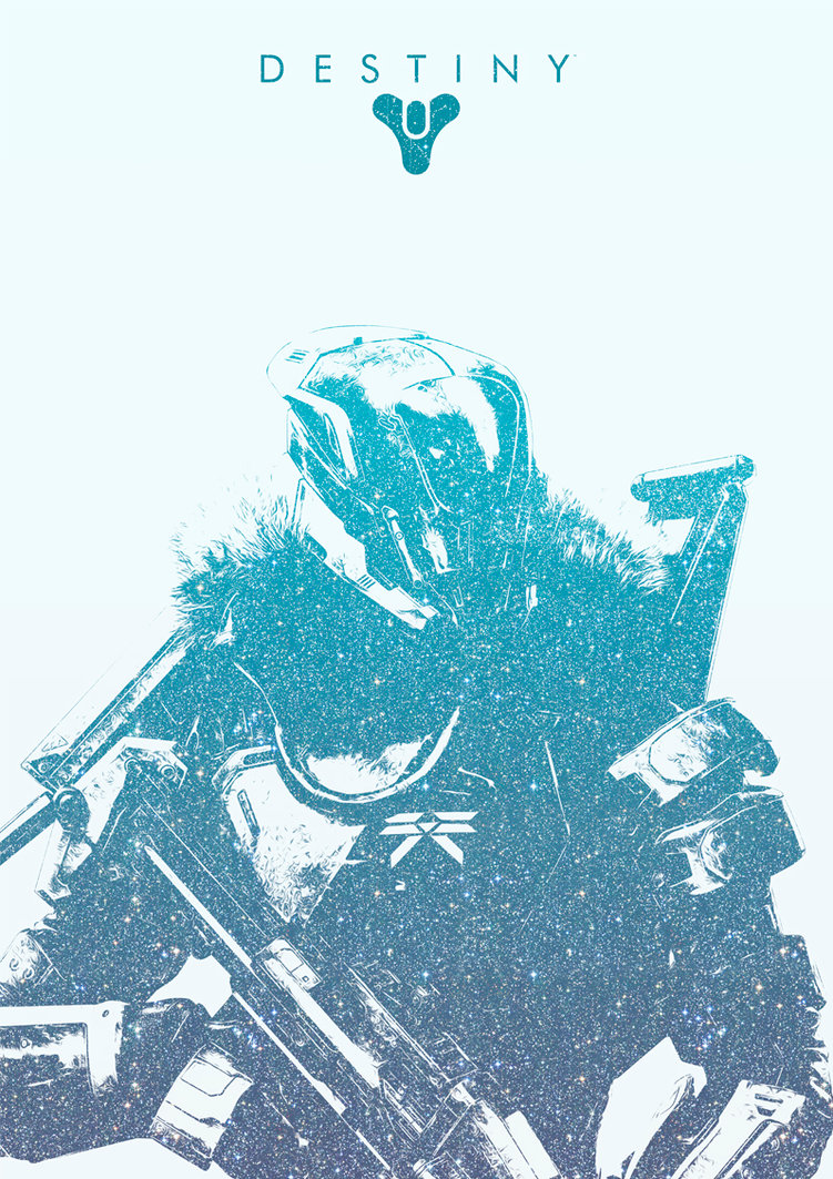 Destiny   Titan Minimalist Poster by AdamDoyleInc on