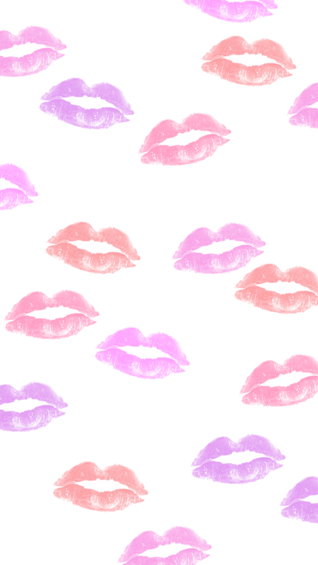 CLICK TO DOWNLOAD Lots of Lips iPhone Wallpaper